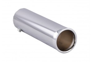 Hjs Μπούκα Εξάτμισης Χρώμιο 44-48x195mm