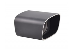 Hjs Μπούκα Εξάτμισης Τετράγωνη 54-59x120mm