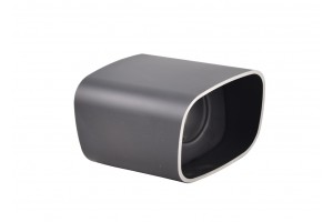 Hjs Μπούκα Εξάτμισης Τετράγωνη 44-49x120mm