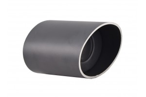 Hjs Μπούκα Εξάτμισης Οβάλ 44-49x120mm