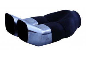 Carman DTM II Μπούκα Εξάτμισης με Τετράγωνη Σωλήνα Universal