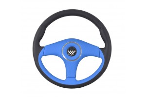 Τιμονι Barchetta Plus ΜΑΥΡΟ-ΜΠΛΕ