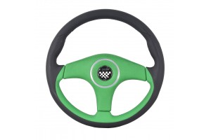 Τιμονι Barchetta Plus ΜΑΥΡΟ-ΠΡΑΣΙΝΟ
