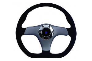 Nardi N Gara Sport 350mm Χρώμιο Μαύρο