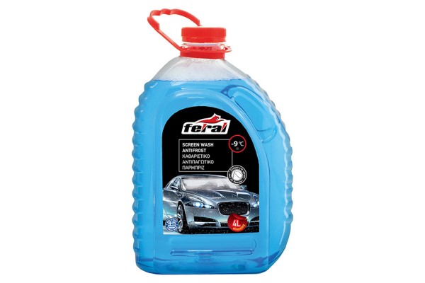 Καθαριστικό Και Αντιπαγωτικό Παρμπρίζ -9°C Feral 4lt 1 Τεμάχιο