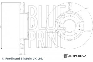 Blue Print Δισκόπλακα - ADBP430052