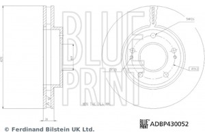 Blue Print Δισκόπλακα - ADBP430052