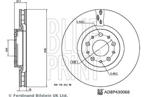 Blue Print Δισκόπλακα - ADBP430068