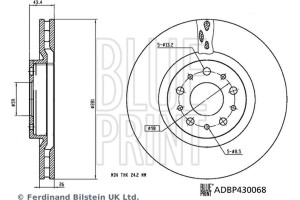 Blue Print Δισκόπλακα - ADBP430068