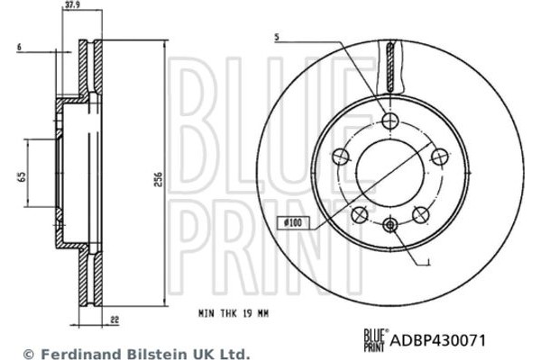 Blue Print Δισκόπλακα - ADBP430071