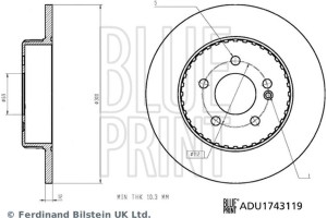 Blue Print Δισκόπλακα - ADU1743119