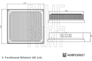 Blue Print Φίλτρο Αέρα - ADBP220027