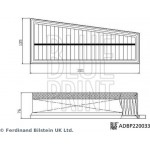 Blue Print Φίλτρο Αέρα - ADBP220033