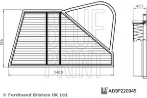 Blue Print Φίλτρο Αέρα - ADBP220045