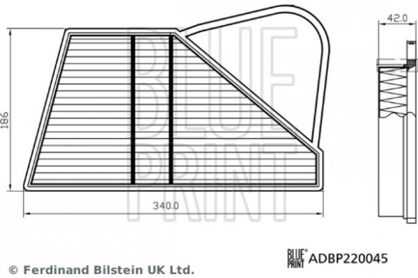 Blue Print Φίλτρο Αέρα - ADBP220045