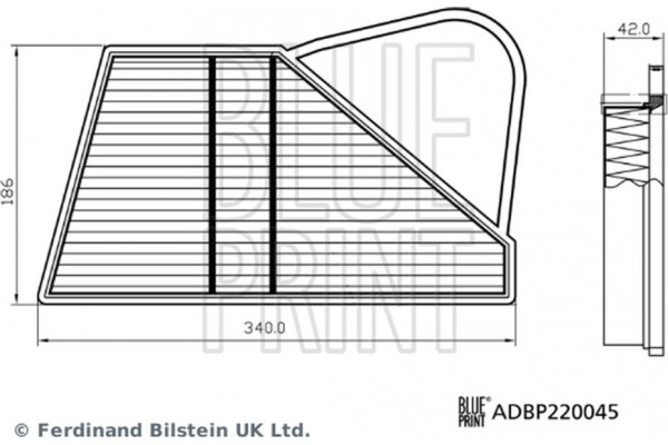 Blue Print Φίλτρο Αέρα - ADBP220045