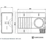 Blue Print Φίλτρο Αέρα - ADBP220046