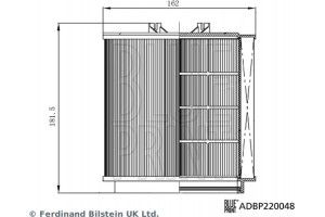 Blue Print Φίλτρο Αέρα - ADBP220048
