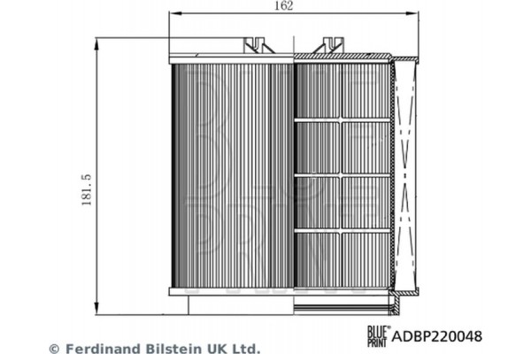 Blue Print Φίλτρο Αέρα - ADBP220048