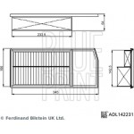 Blue Print Φίλτρο Αέρα - ADL142231