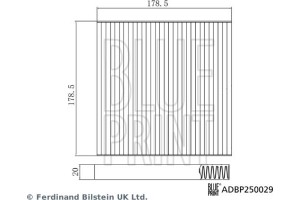 Blue Print Φίλτρο, Αέρας Εσωτερικού Χώρου - ADBP250029
