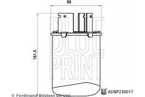 Blue Print Φίλτρο Καυσίμου - ADBP230017