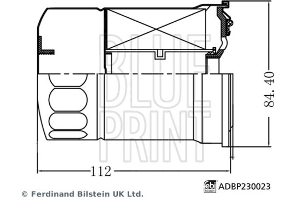 Blue Print Φίλτρο Καυσίμου - ADBP230023