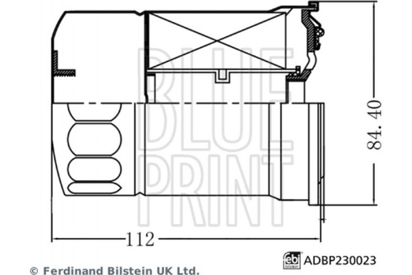 Blue Print Φίλτρο Καυσίμου - ADBP230023 Blue Print Φίλτρο Καυσίμου - ADBP230023