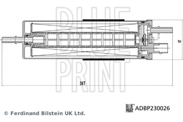 Blue Print Φίλτρο Καυσίμου - ADBP230026