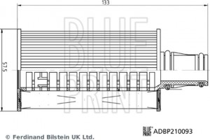 Blue Print Φίλτρο Λαδιού - ADBP210093