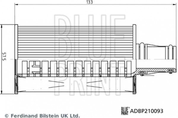 Blue Print Φίλτρο Λαδιού - ADBP210093