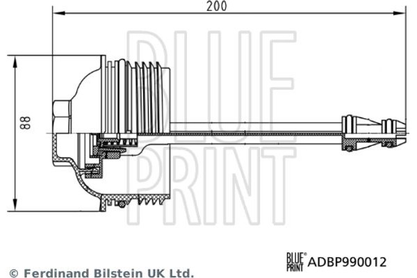 Blue Print Καπάκι, Θήκη Του Φίλτρου Λαδιού - ADBP990012