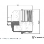 Blue Print Καπάκι, Θήκη Του Φίλτρου Λαδιού - ADBP990014