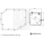 Blue Print Σετ Φίλτρων Υδραυλικού συστήματος, αυτόμ. Κιβώτιο Ταχυτήτων - ADBP210074