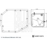 Blue Print Σετ Φίλτρων Υδραυλικού συστήματος, αυτόμ. Κιβώτιο Ταχυτήτων - ADBP210074