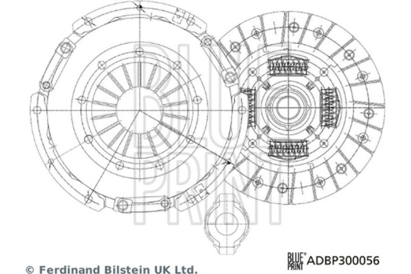 Blue Print Σετ Συμπλέκτη - ADBP300056 Blue Print Σετ Συμπλέκτη - ADBP300056