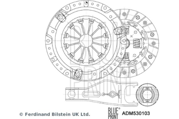 Blue Print Σετ Συμπλέκτη - ADM530103
