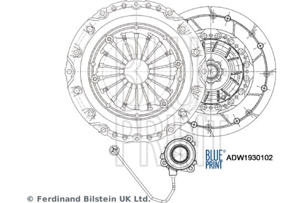 Blue Print Σετ Συμπλέκτη - ADW1930102