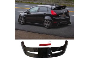 Αεροτομή Οροφής Για Ford Fiesta 08-19 ST-Line Με Στοπάκι Γυαλιστερή Μαύρη Από Abs Πλαστικό