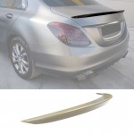 Αεροτομή Πορτ Παγκάζ Για Mercedes-Benz C-Class W205 Sedan13-20 Amg Look Lipspoiler Από Abs Πλαστικό