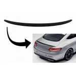 Αεροτομή Πορτ Παγκάζ Για Mercedes-Benz C-Class C205 Coupe 14-21 Amg Look Lipspoiler Από Abs Πλαστικό Μαύρη Γυαλιστερή