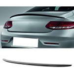 Αεροτομή Πορτ Παγκάζ Για Mercedes-Benz C-Class C205 Coupe 14-21 Amg Look Lipspoiler Από Abs Πλαστικό Μαύρη Γυαλιστερή