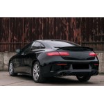 Αεροτομή Πορτ Παγκάζ Για Mercedes-Benz E-Class C238 Coupe 2016+ Abs Πλαστικό Γυαλιστερή Μαύρη