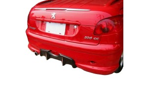 Αεροτομή Πορτ Παγκάζ Για Peugeot 206cc 98-13 Lipspoiler Chrome Από Abs Πλαστικό