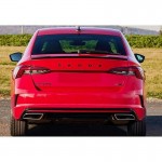Αεροτομή Πορτ Παγκάζ Για Skoda Octavia MK4 2020+ Rs V2 Style Μαύρο Γυαλιστερό Από Abs Πλαστικό