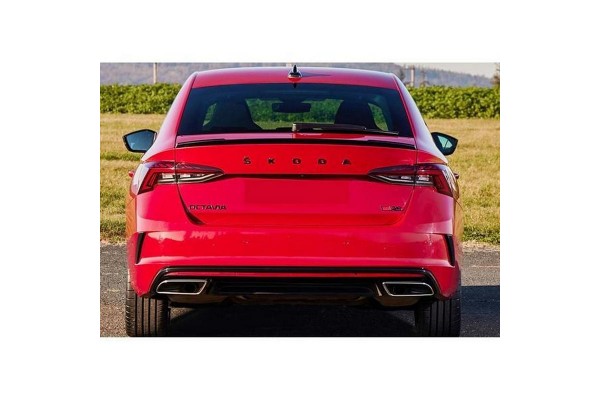 Αεροτομή Πορτ Παγκάζ Για Skoda Octavia MK4 2020+ Rs V2 Style Μαύρο Γυαλιστερό Από Abs Πλαστικό