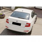 Αεροτομή Πορτ Παγκάζ Για Skoda Octavia MK3 13-20 Oem V2 Style Μαύρο Γυαλιστερό Από Abs Πλαστικό