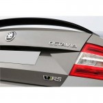 Αεροτομή Πορτ Παγκάζ Για Skoda Octavia MK3 13-20 Vrs Style Μαύρο Γυαλιστερό Από Abs Πλαστικό