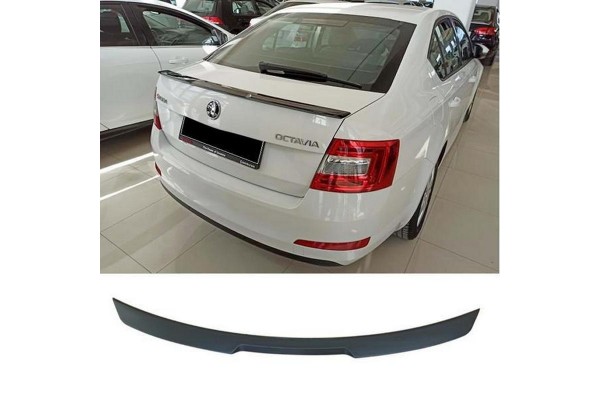 Αεροτομή Πορτ Παγκάζ Για Skoda Octavia MK3 13-20 M4 V2 Style Μαύρο Γυαλιστερό Από Abs Πλαστικό