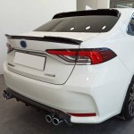 Αεροτομή Πορτ Παγκάζ Για Toyota Corolla 2019+ E21 4D Sedan Μαύρο Γυαλιστερό Lipspoiler Από Πλαστικό